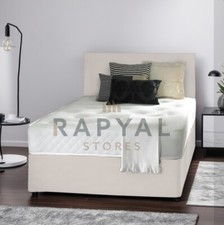 DIVAN BED ORTHOPAEDIC SET WITH