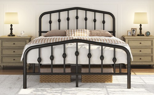Metal platform bed - metal,
