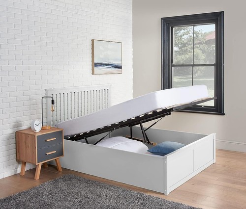 Wooden ottoman bed under - wooden,