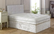 Crushed Velvet Divan bed with