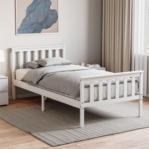 Wood bed milan - bed, single