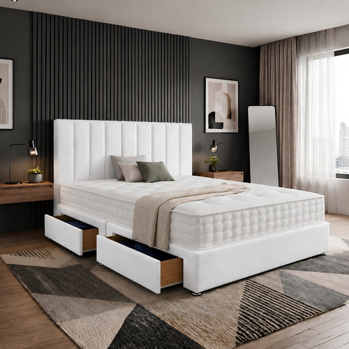 Reinforced divan bed memory - bed,