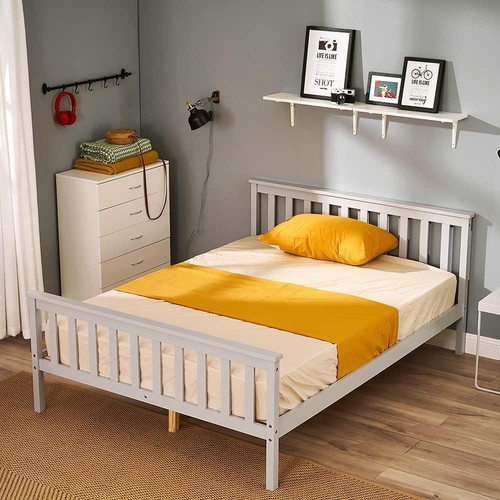 Solid wooden bed frame 3ft - solid,