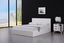 OTTOMAN STORAGE LEATHER BED
