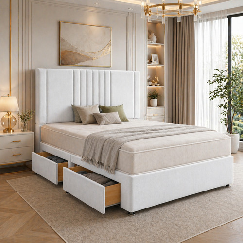 Reinforced divan bed set - divan,