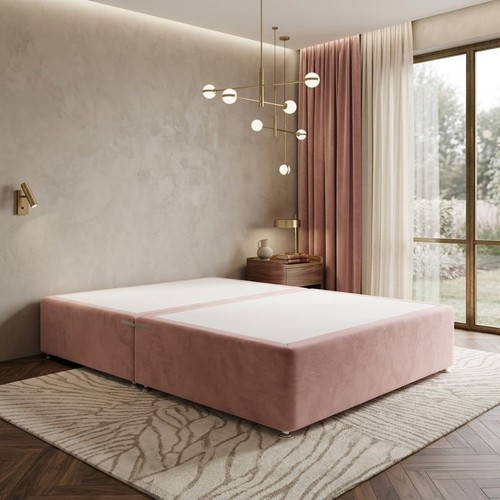 Luxury plush velvet divan bed - luxury,